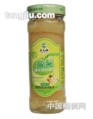 灵龙峡糖水梨片罐头450g
