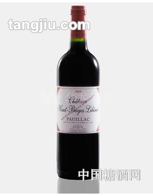 奥巴里奇古堡干红葡萄酒 2008
