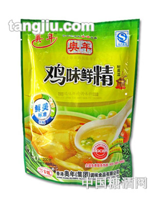 200克黑字鸡味鲜精