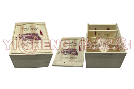 供应深圳厂家红酒盒丨六只装红酒木盒丨低价红酒木盒