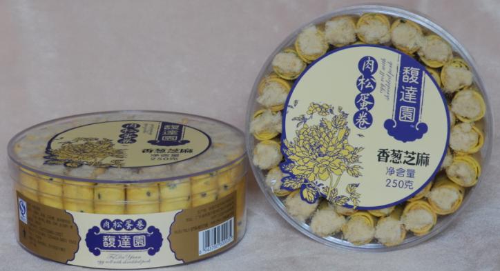 馥达园肉松蛋卷—香葱芝麻蛋卷仔