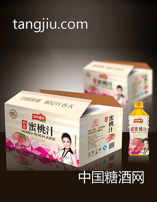 390ml瓶蜜桃汁饮料