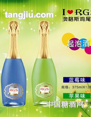 澳格斯发泡酒蓝莓+苹果375ml