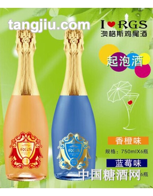 澳格斯发泡酒香橙+蓝莓750ml