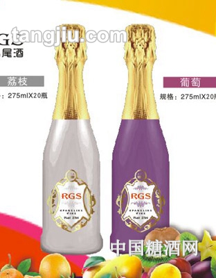 澳格斯发泡酒荔枝+葡萄275ml
