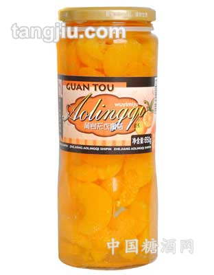 650g黄岩无衣蜜桔罐头