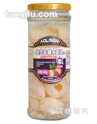 450g糖水荔枝罐头
