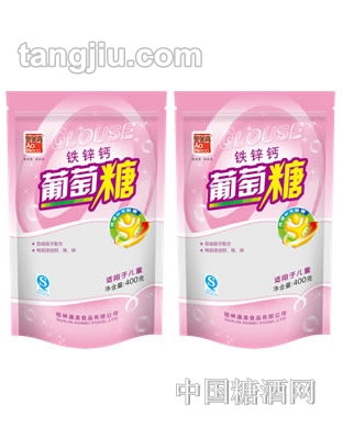 澳美高铁锌钙葡萄糖400g