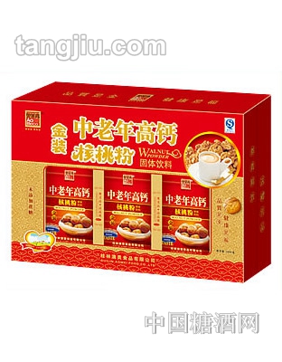 澳美高金装中老年高钙核桃粉