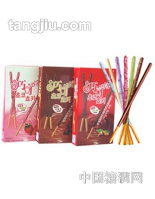 阿来利巧克力涂层饼干（小棒）46g