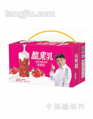 酸果乳果汁乳味饮料