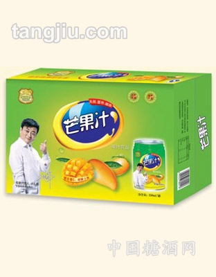 罐装饮料芒果汁