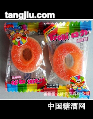进口可乐熊休闲零食橡皮糖水果口味
