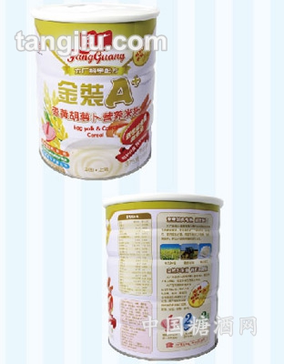 金装A+蛋黄胡萝卜营养米粉375g