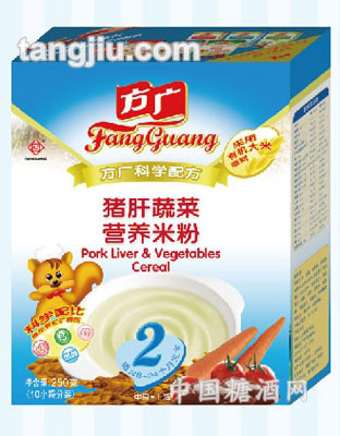 猪肝蔬菜营养米粉250g