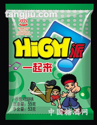 HIGH派香葱鸡翅味55g