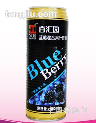 百汇园蓝莓混合果汁饮料480ml