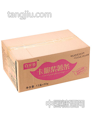 百家赞卡脆紫薯条箱装
