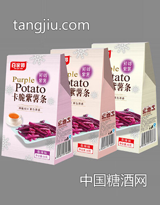 百家赞卡脆紫薯条50g