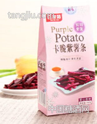 百家赞卡脆紫薯条紫心味袋装
