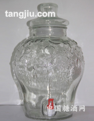 百老泉10L大肚雕花瓶