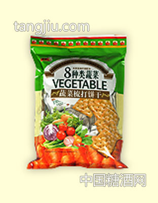 500g8种蔬菜梳打饼（QS版）