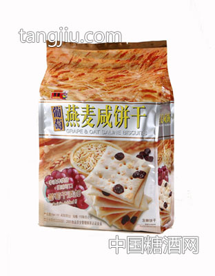 400g葡萄燕麦咸饼干(QS版）