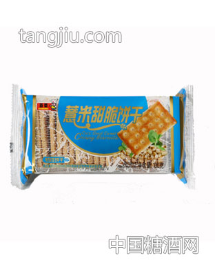 100g薏米甜脆饼干