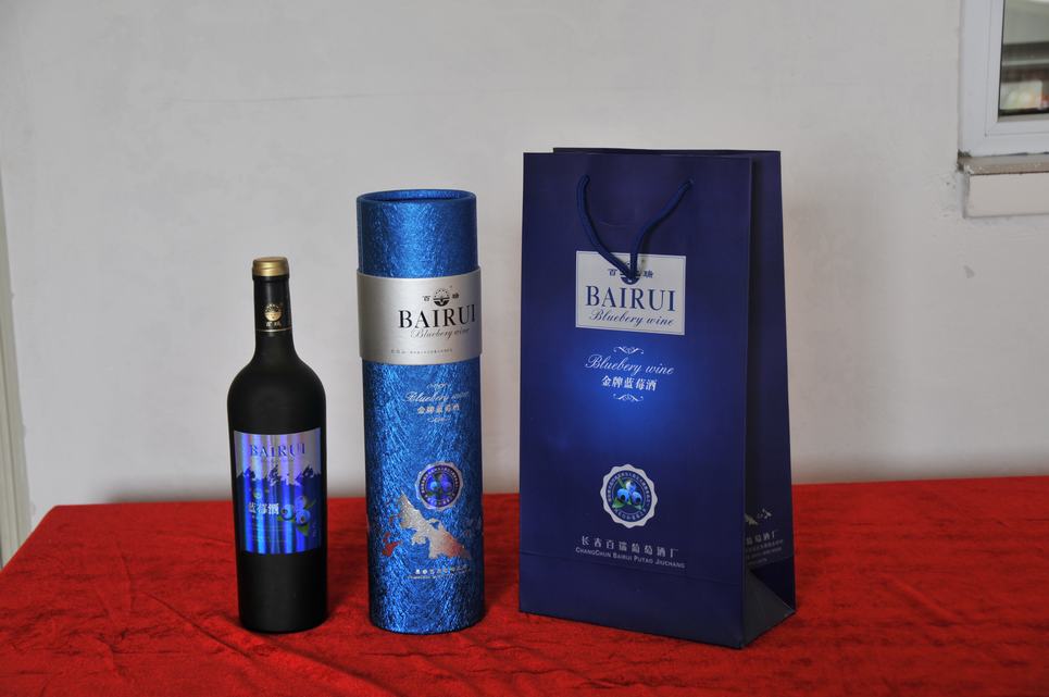 长白山野生金品蓝莓酒