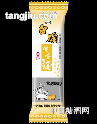 白硕精制鸡蛋面300g