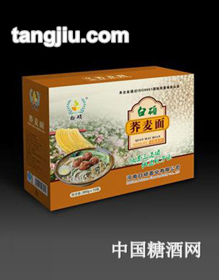 白硕荞麦面箱300g
