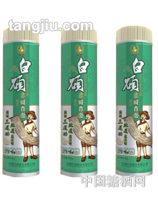 纸筒封塑450g白硕麦芯碱香面