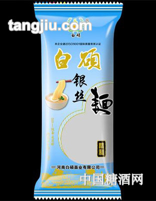 白硕精制银丝面425g