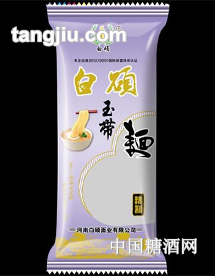 白硕精制玉带面425g