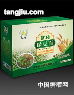白硕绿豆面箱300g