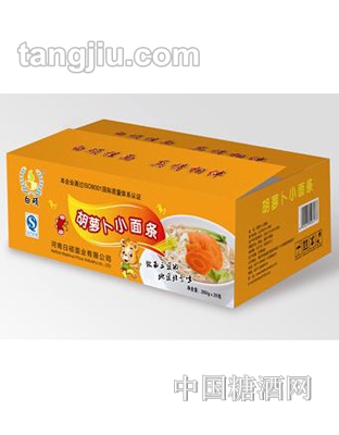 白硕胡萝卜小面条260g