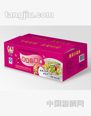 白硕蔬菜小面条260g