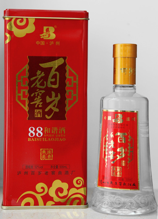 百岁老窖88和谐酒（铁盒）