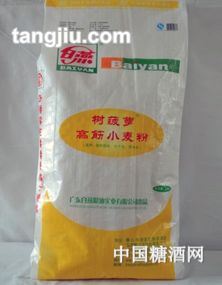 白燕树菠萝高筋小麦粉25kg