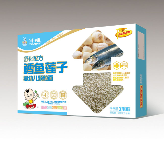 鳕鱼莲子婴幼儿颗粒面