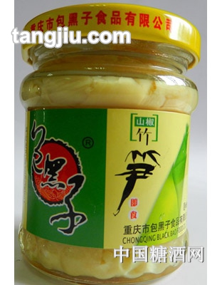 包黑子山椒笋瓶装158g