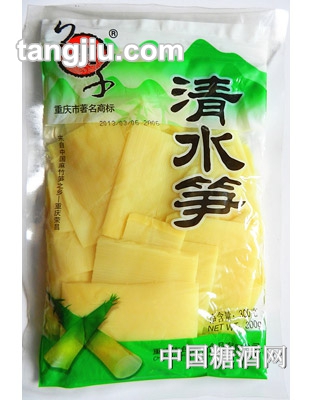 包黑子清水笋片300g