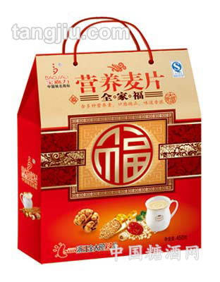 全家福营养麦片450g