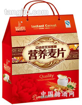 中老年无加蔗糖营养麦片450g