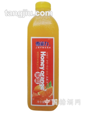 蜜橙营养果粒饮品1L