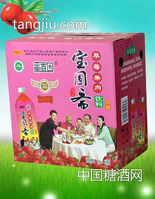 宝圆斋鲜榨草莓1L*6