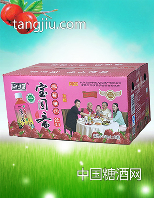 宝圆斋鲜榨草莓350ml*15