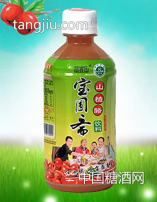 宝圆斋野山楂汁有蔗糖（绿）345ml