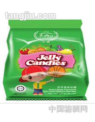 莎顿青苹果味软糖