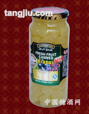 700g糖水葡萄罐头